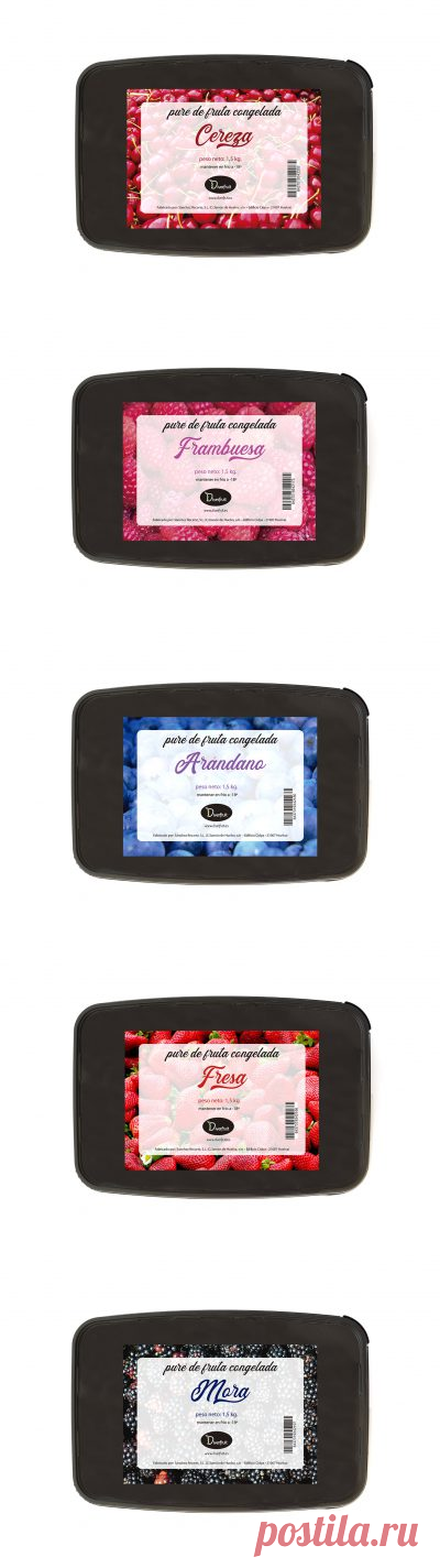 Puré Congelado Selección - Diverfruit, Barritas de fruta para deportistas, y snack y golosinas para picar entre horas.