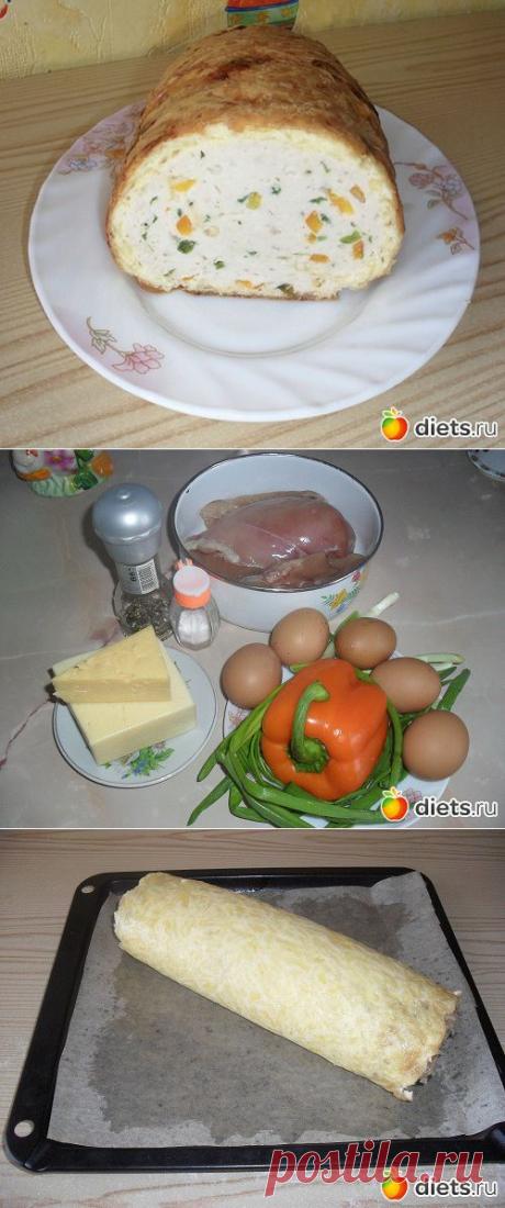 Куриный рулет в хрустящей сырной корочке