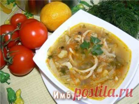 Рассольник с кальмарами : Простые рецепты для вкусной жизни