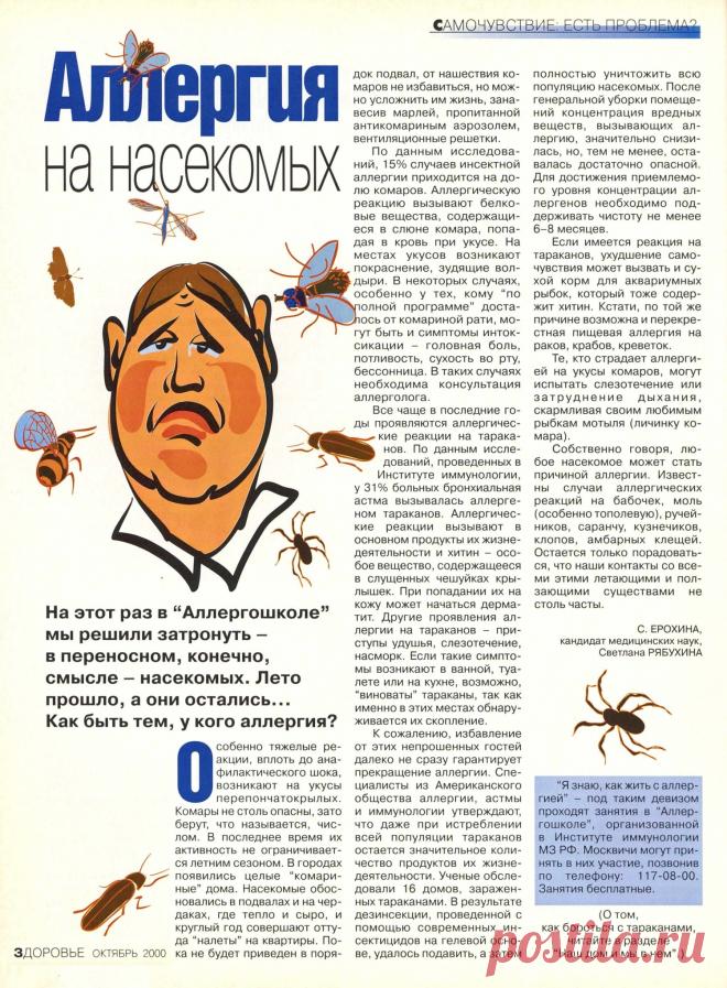 Аллергия на насекомых