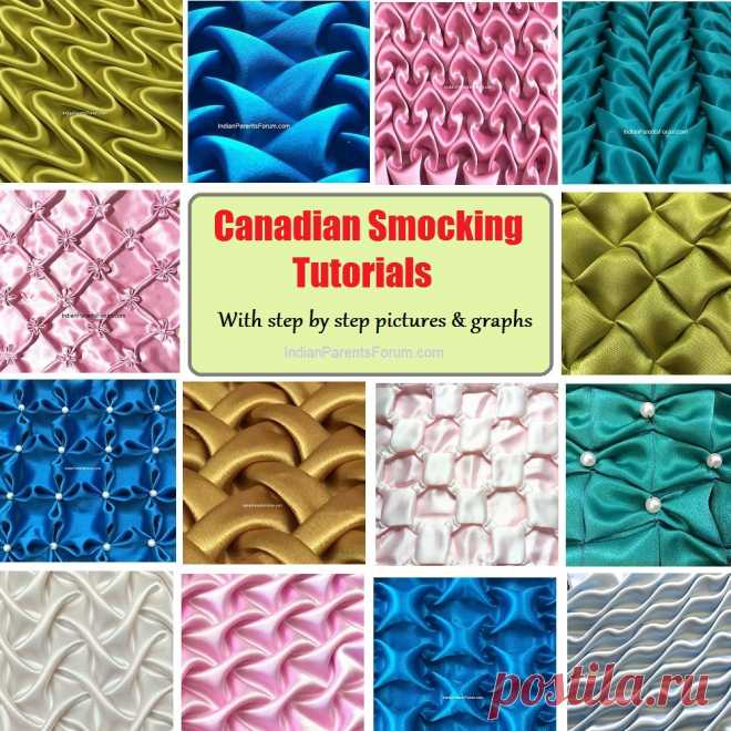 Canadian Smocking Tutorials With Step By Step Instructions