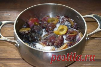 Заготовки на зиму из слив