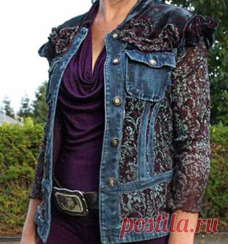 Многообразный декор джинсовых курток: 30 интересных вариантов… Когда хочется придать изюминку!