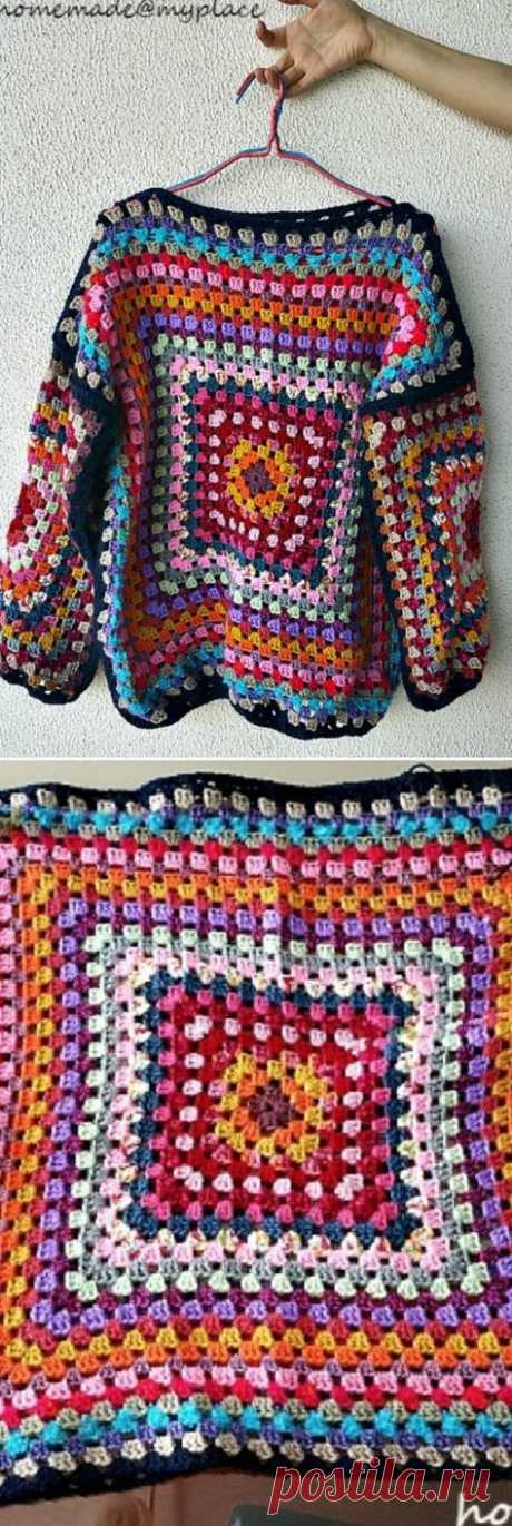 56 Ideas For Crochet Granny Square Cardigan Pattern Free