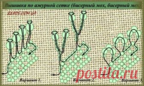 Бисерный мех: техника вышивки