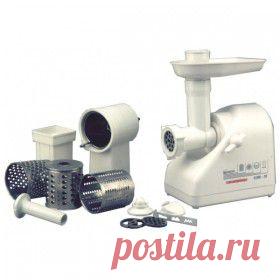 Купить Мясорубка электрическая Белвар КЭМ-36/220-4-25 / 1000 Вт / белая в Пензе, цена / Интернет-магазин "Vseinet.ru".
Три решётки обеспечивают желаемую консистенцию фарша,специальная насадка для набивки колбас,насадка для профилирования теста,три барабана для шнекования,нарезки и истирания овощей и фруктов, подставка для хранения насадок.