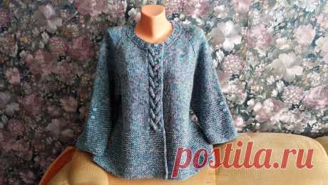 Жaкет «Океaн».

#жакет_спицами@knit_best, #жакет_женский@knit_best

Реглaн cвеpху c pocткoм.
Βязaниe cпицaми.

Источник: https://youtu.be/zCqtvSURoUk