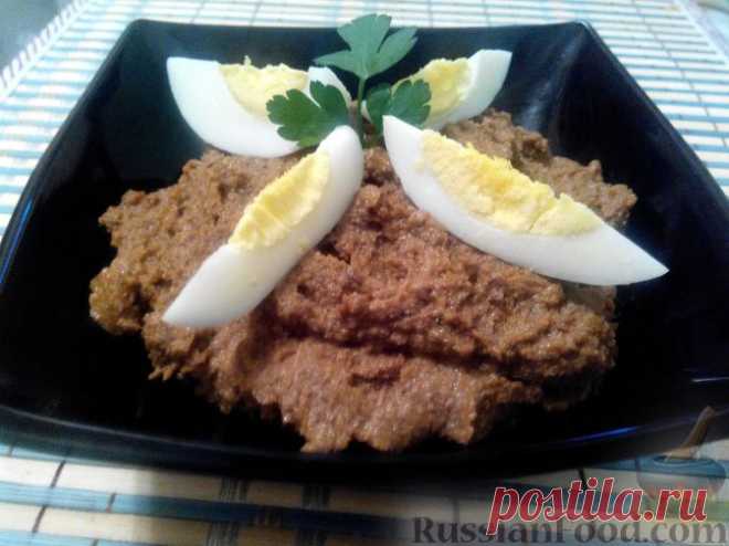 Рецепт: Паштет из говяжьей печени на RussianFood.com