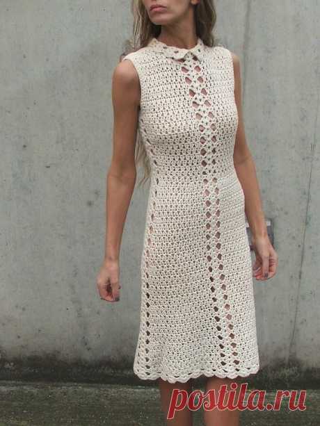 (3) Retro crochet dress 1 | Flickr - Photo Sharing! | Tejido