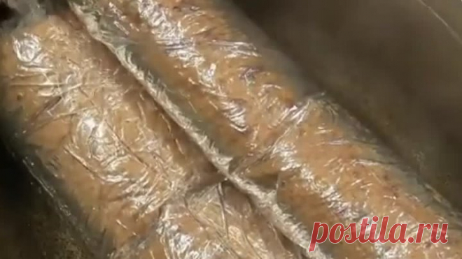 Домашняя печёночная колбаса, ну, очень вкусная