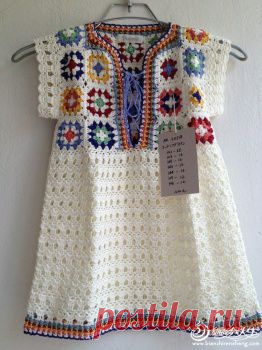 Туничка с цветными квадратами