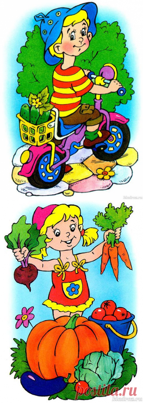 Летом на даче. Раскраски для детей 5-9 лет