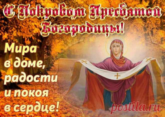 Много самых добрых слов
Мне сказать тебе хотелось.
Пожелаю на Покров,
Чтобы счастье в сердце грелось!