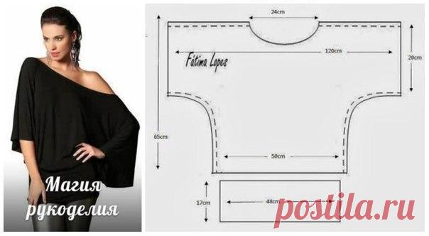 10 простых, но эффектных туник с выкройками, которые можно сшить за пару часов... Незаменимая вещица в гардеробе любой женщины! - МирТесен