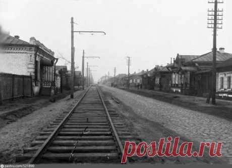 1936 год. На этом месте на ул. Маркса будет построен Дом со шпилем. Из архивов Фрумгарца