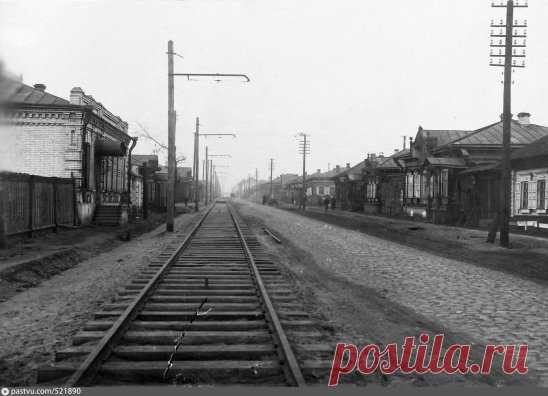 1936 год. На этом месте на ул. Маркса будет построен Дом со шпилем. Из архивов Фрумгарца