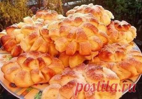 Плюшки с корицей &quot;Хризантемы&quot; | Поваренный сайт