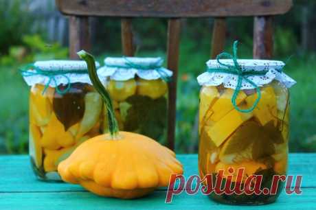 Маринованные патиссоны / Простые рецепты