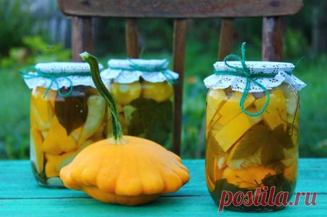 Маринованные патиссоны / Простые рецепты
