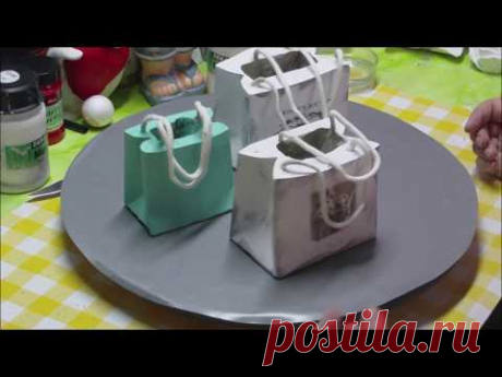 Beton Tasche als Deko - im Vintage Style - ganz einfach gemacht