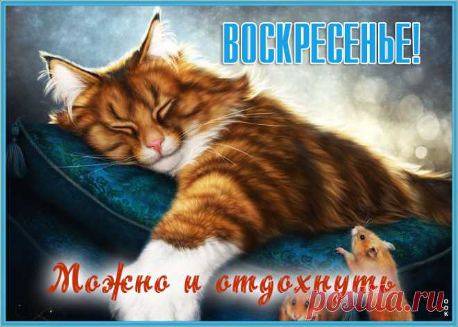 Желаю отличного воскресенья! Пусть день будет богат на приятные события, а отдых принесет максимальное расслабление и восстановление.