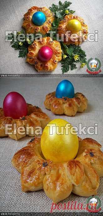 Булочки «Подставочки для яиц» (МК от Елены).