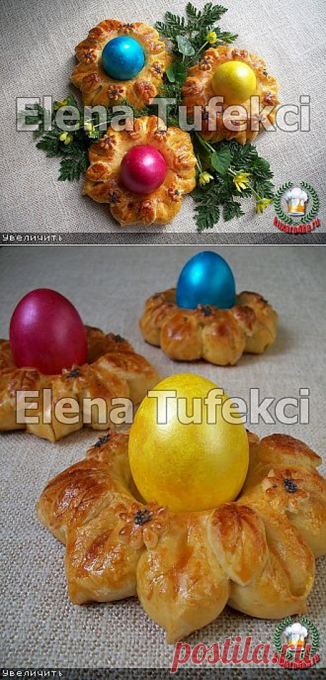 Булочки «Подставочки для яиц» (МК от Елены).