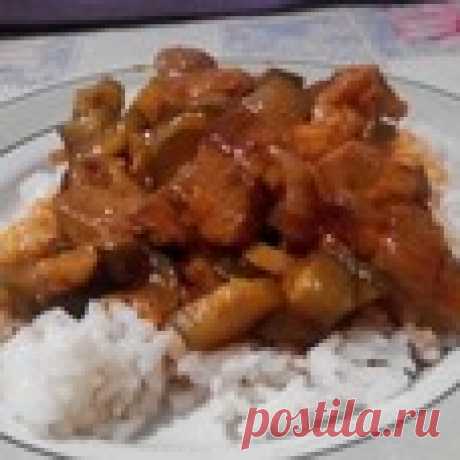 Азу из свиной грудинки Кулинарный рецепт