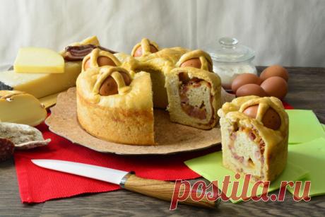 Пасхальный каравай «Сasatiello» | ШефМаркет | Яндекс Дзен