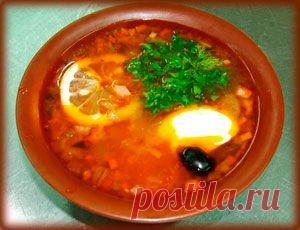 Рецепт приготовления сборной мясной солянки