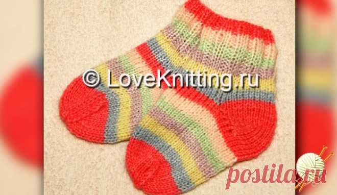 Полосатые носочки | Loveknitting.ru