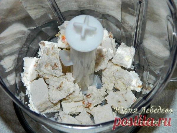 Лёгкий десерт со сливками