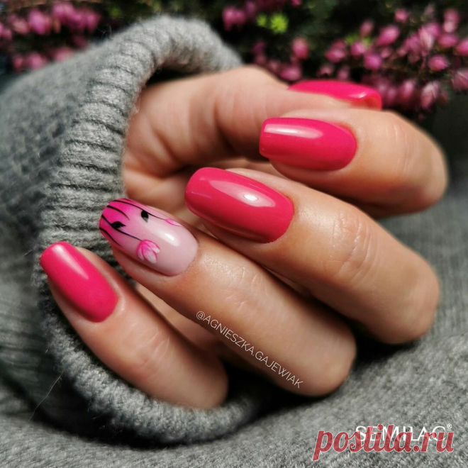 Актуальный розовый маникюр! Свежие идеи 2020 года. | Semilac в России | Дзен