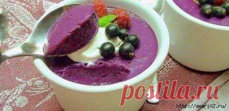 Ягодное суфле со сгущёнкой..