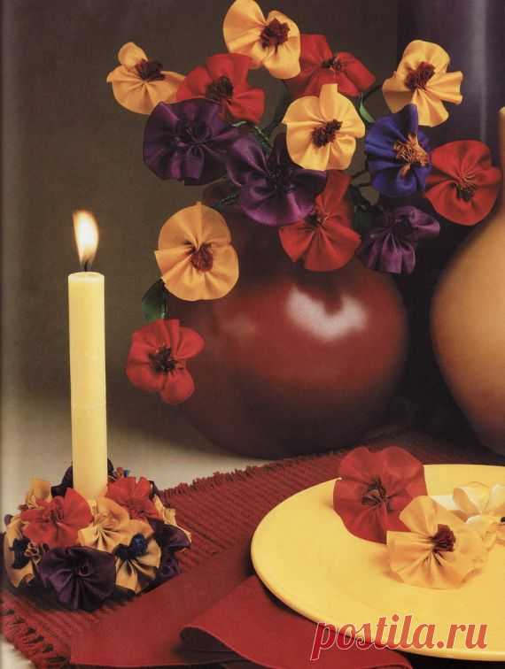 Книжечка про цветы из ткани / Прочие виды рукоделия / Цветы из ткани