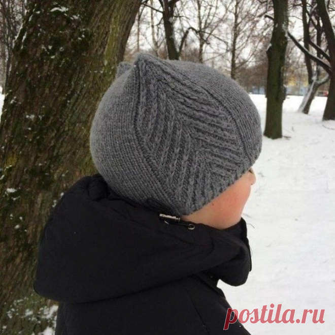 КАК СВЯЗАТЬ ДЕТСКУЮ ШАПОЧКУ КОШКА (Вязание спицами) — Журнал Вдохновение Рукодельницы
