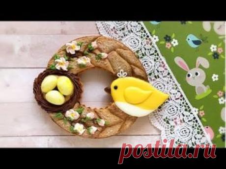 Happy Easter❤️How to combine different cutters to create Beautiful Wreath Cookie.
