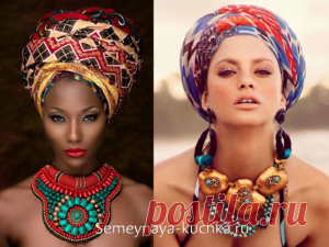 23 способа завязать палантин на голове