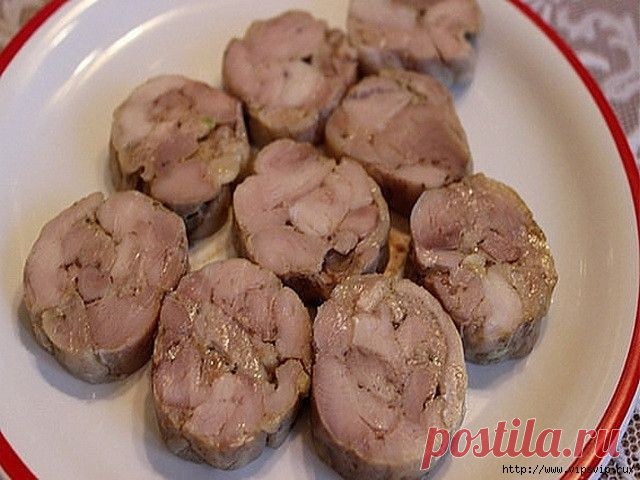 Колбаса куриная домашняя быстрого приготовления..