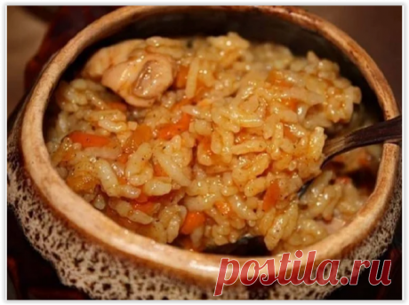 Как приготовить "плов" в горшочках - вкусное и ароматное блюдо на каждый день!