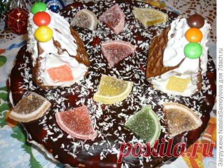 Торт " Новогодняя фантазия" - пошаговый рецепт приготовления с фото