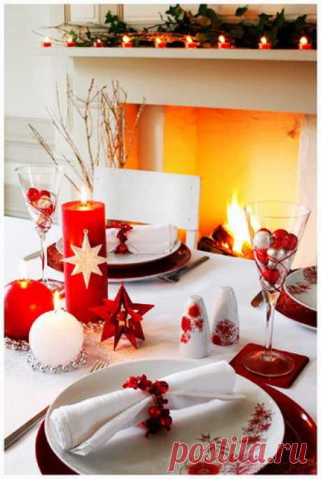 Фото-идеи как украсить новогодний стол
