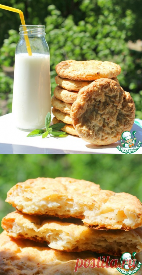 Творожные лепешки с брынзой без яиц - кулинарный рецепт