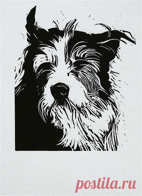 Woodcut - Geoff | kirigami