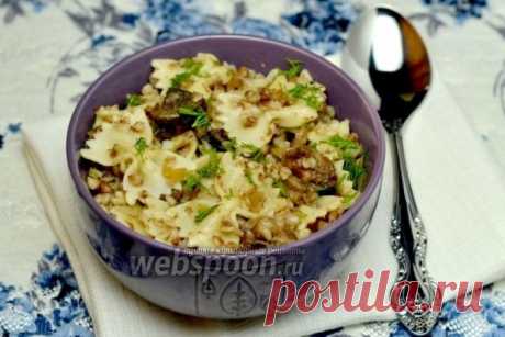 Бантики с гречкой и грибами