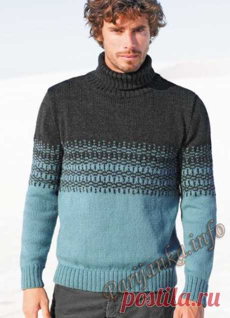 Мужской свитер (м) 880 Creations 14/15 Bergere de France №4542