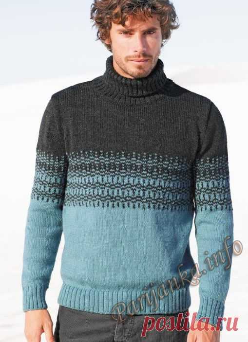 Мужской свитер (м) 880 Creations 14/15 Bergere de France №4542