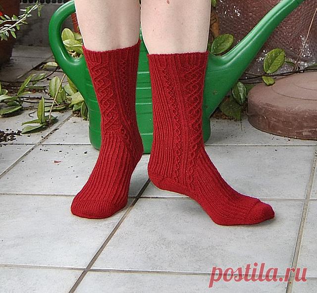 Вязание спицами для женщин Носочки 