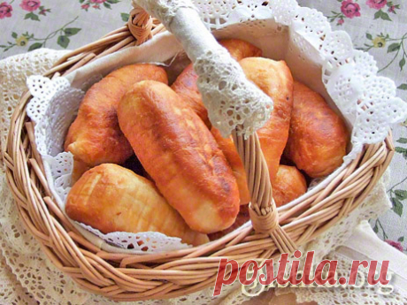 Жареные пирожки с картошкой (постные) - пошаговый рецепт с фото