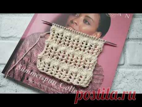 Столько нежности и ажура в одном узоре вы больше нигде не встретите 🍁🧶knitting pattern.
